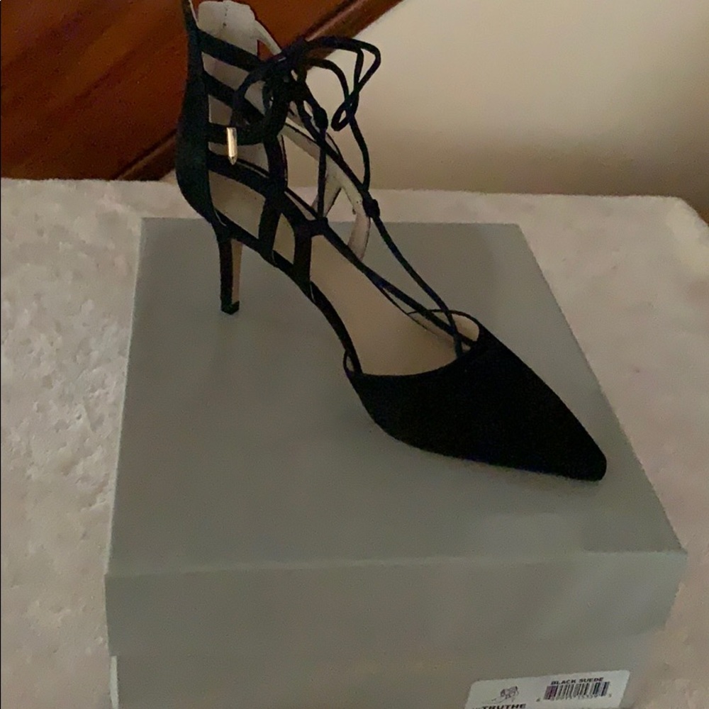 Marc Fisher Truthe Black Heels Size 9